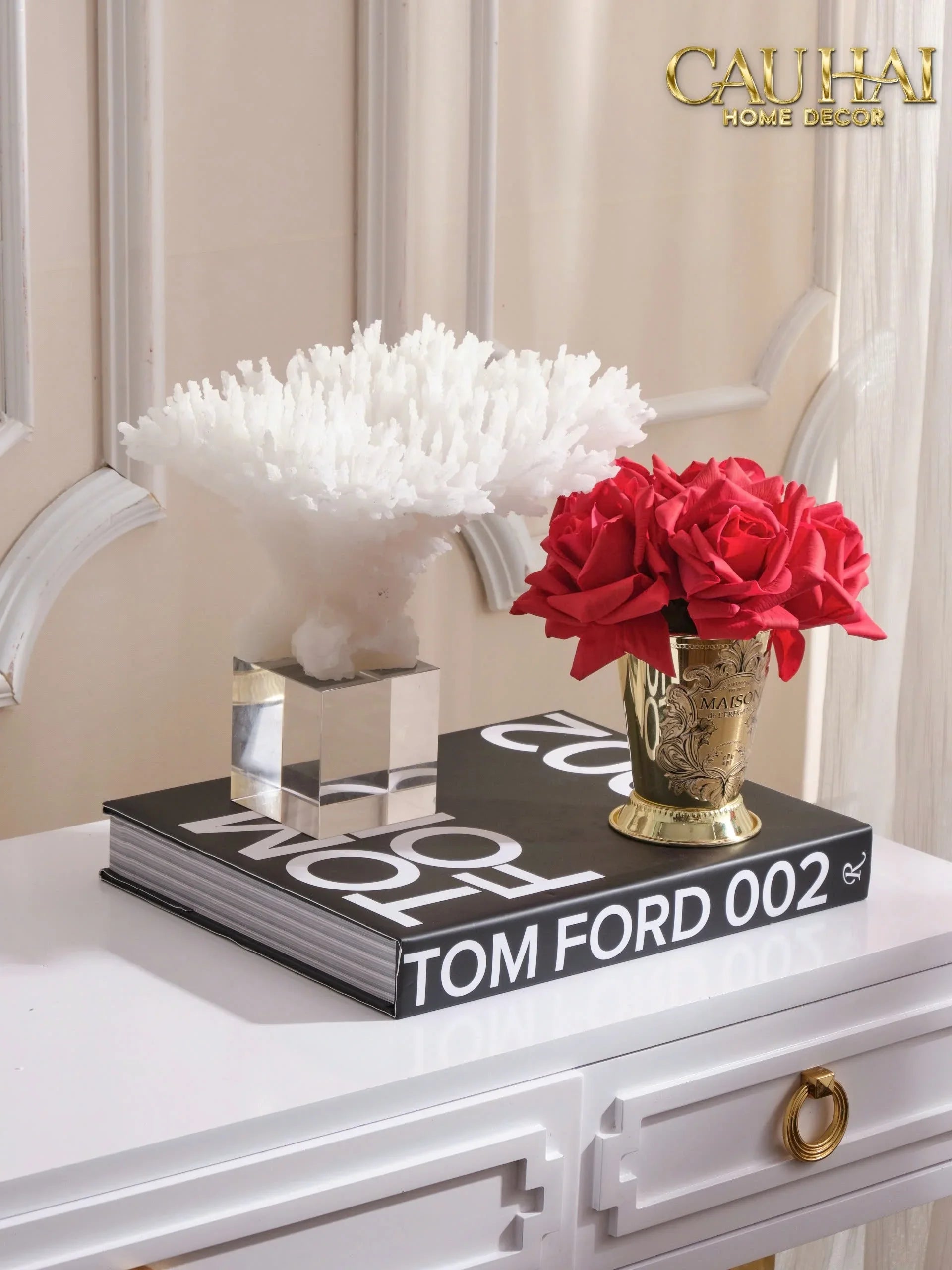 Maison Couture - Tượng San Hô Blanc De Mer Coral D'Ivoire-CẬU HAI HOME DECOR