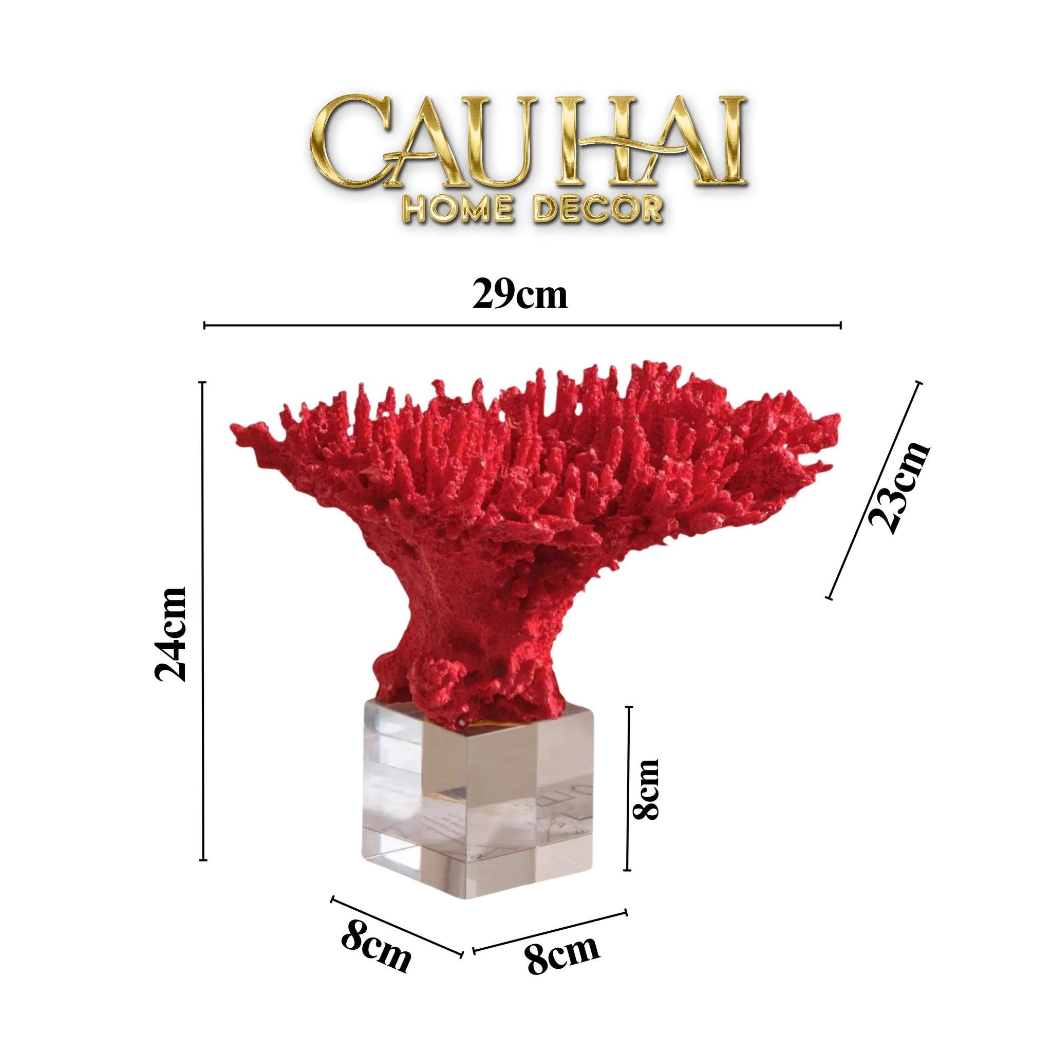 Maison Couture - Tượng San Hô Coral - Flame Fw25-CẬU HAI HOME DECOR