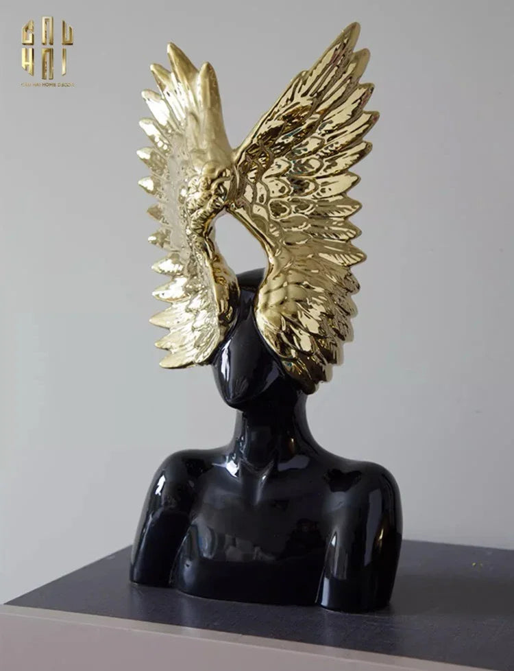 Maison Couture - Tượng Thiên Thần - Shadow And Glory Angel-CẬU HAI HOME DECOR