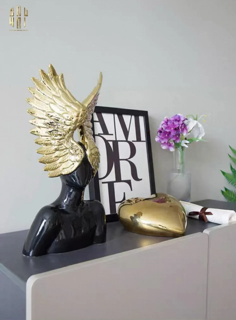 Maison Couture - Tượng Thiên Thần - Shadow And Glory Angel-CẬU HAI HOME DECOR