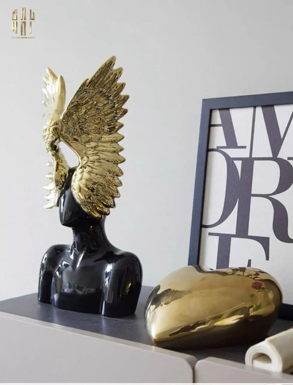 Maison Couture - Tượng Thiên Thần - Shadow And Glory Angel-CẬU HAI HOME DECOR