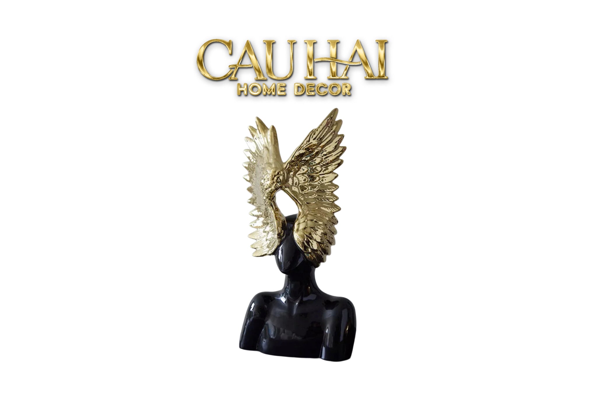 Maison Couture - Tượng Thiên Thần - Shadow And Glory Angel-CẬU HAI HOME DECOR
