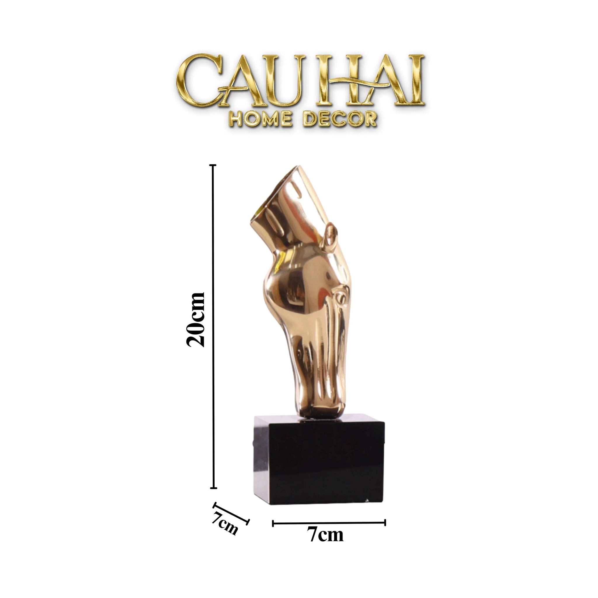 Maison Couture - Tượng Trang Trí Đầu Ngựa Bình Hoa Tête De Cheval D'Eau Vessel 7x7x20-CẬU HAI HOME DECOR