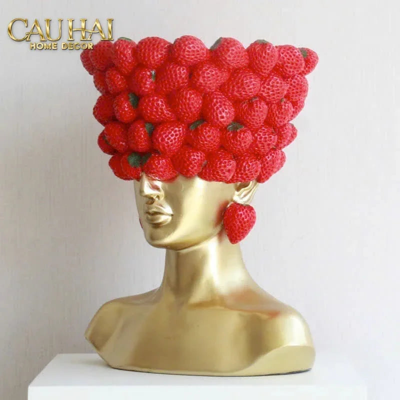 Maison Couture - Tượng Trang Trí Nàng Dâu Jolie Sweetberry Mademoiselle 26x23x31.5-CẬU HAI HOME DECOR