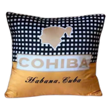 Maison Couture - Vỏ Gối Club Habana Cohiba Cigar Havana Noir 50x50