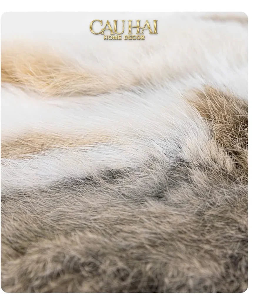 Maison Couture - Vỏ Gối Lông Le Lapin De Neige 45-CẬU HAI HOME DECOR