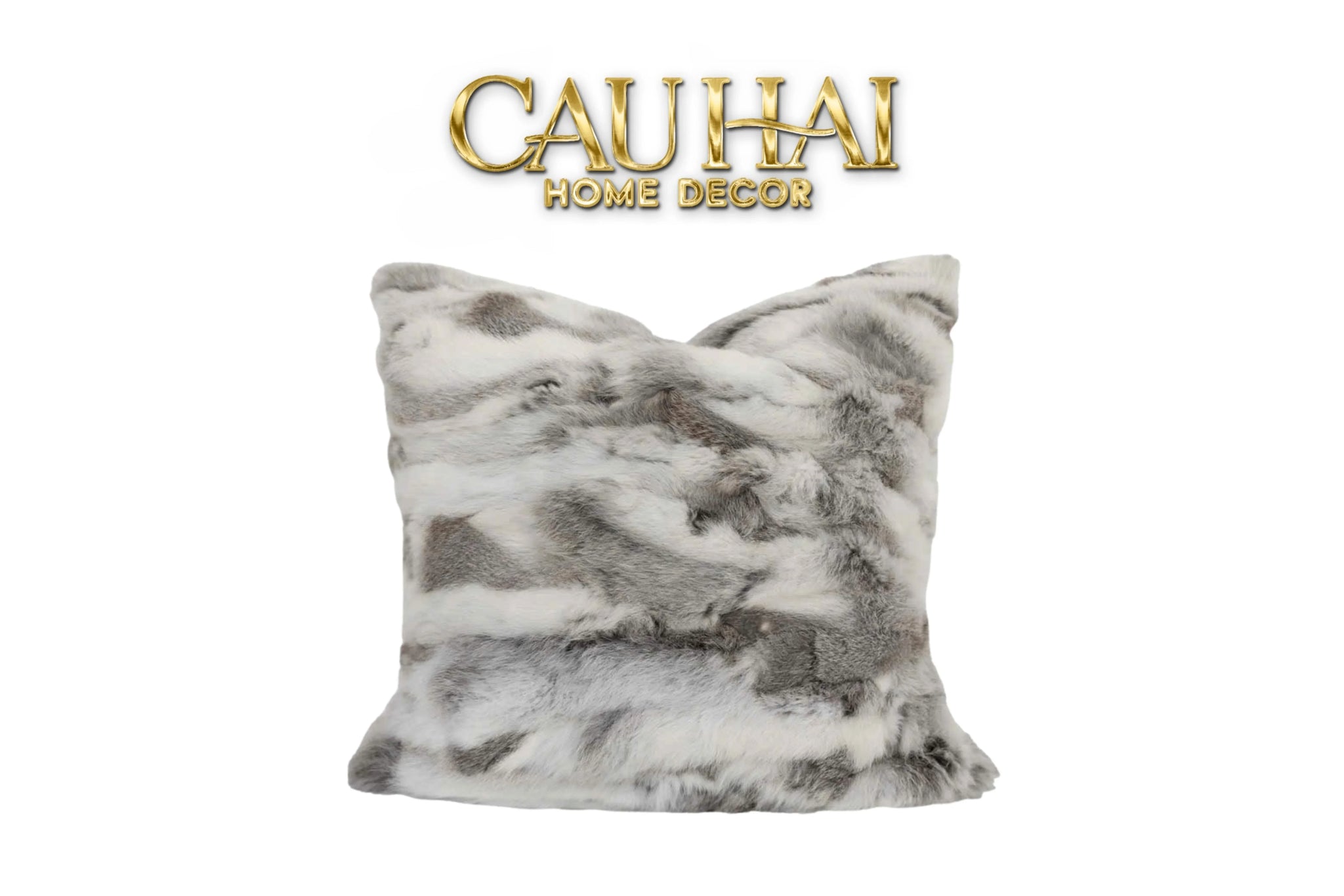 Maison Couture - Vỏ Gối Lông Le Lapin De Neige 45-CẬU HAI HOME DECOR