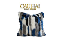 Maison Couture - Vỏ Gối Lông Lux Fur Aquarius Lapin 45-CẬU HAI HOME DECOR