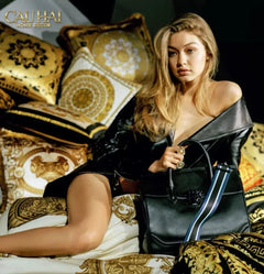 Maison Couture - Vỏ Gối Nhung Chenille V Class Medusa . La Coupe Des Dieux - Prestige Gala 45-CẬU HAI HOME DECOR