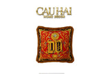 Maison Couture - Vỏ Gối V Class I ♡ Baroque Acanthus Medusa Monogram Cushion 45 Royal Blue-VỎ GỐI SOFA-CẬU HAI HOME DECOR