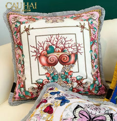 Maison Couture - Vỏ Gối V Class La Coupe Des Dieux Grand Cushion 50-VỎ GỐI SOFA-CẬU HAI HOME DECOR