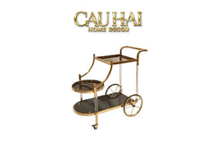 Maison Couture - Xe Đẩy Quầy Bar Grand Marquis Lusso Bar Cart Trolley 40x90x90-CẬU HAI HOME DECOR
