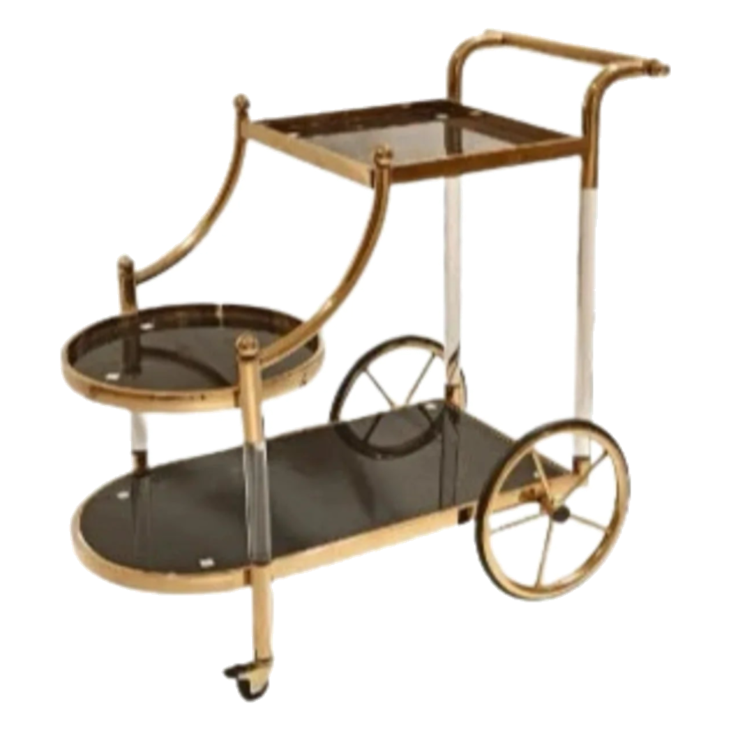 Xe Đẩy Quầy Bar Grand Marquis Lusso Bar Cart Trolley 40x90x90 - Cậu Hai Home Decor