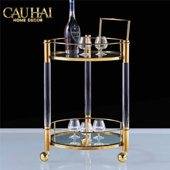Maison Couture - Xe Đẩy Quầy Bar Royale Oracle Lusso Bar Cart 50x50x90-CẬU HAI HOME DECOR
