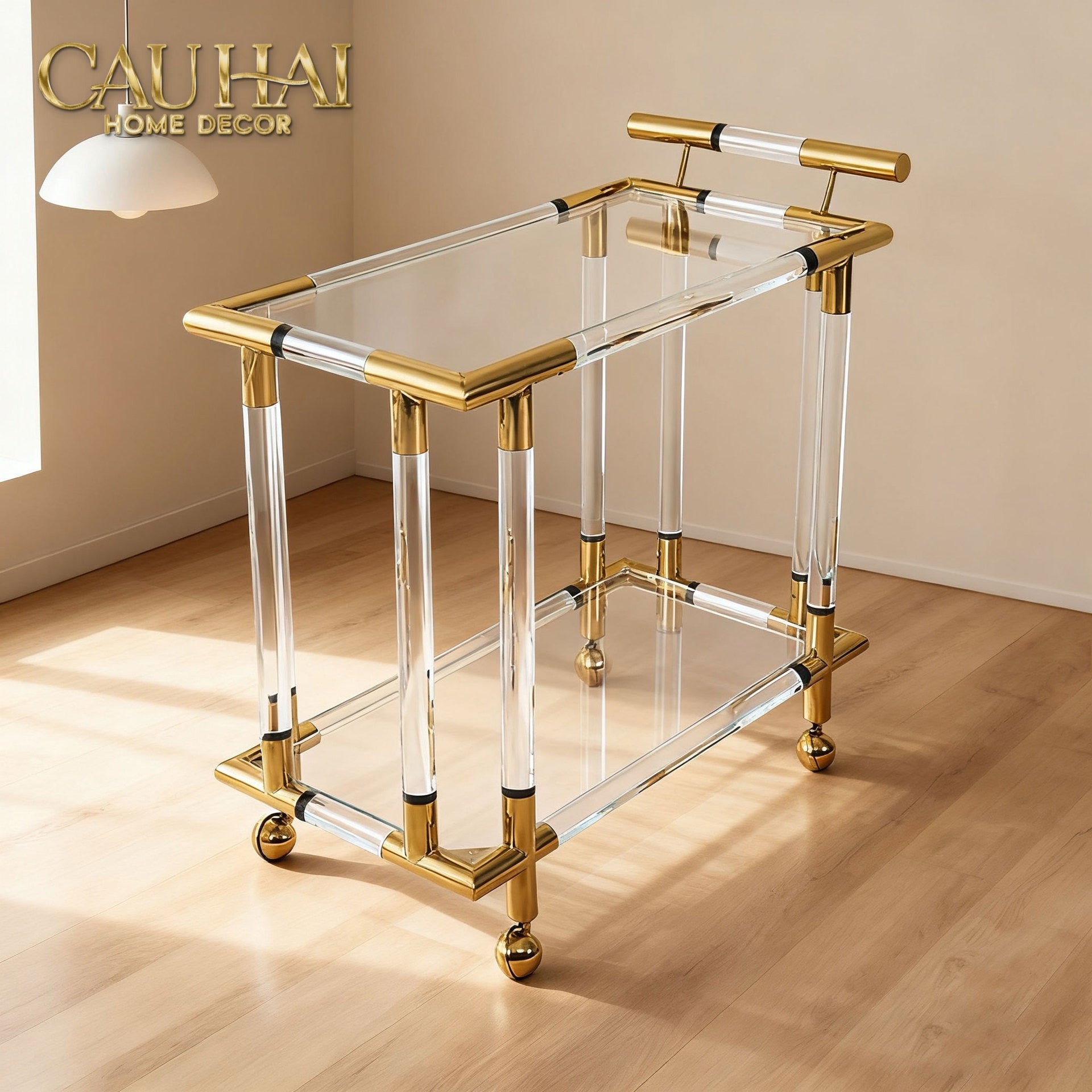 Maison Couture - Xe Quầy Bar Lucent Royal Trolley-CẬU HAI HOME DECOR