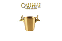 Maison Couture - Xô Đá Alexander Prime Brasson Antler Ice Bucket-CẬU HAI HOME DECOR