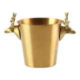 Maison Couture - Xô Đá Alexander Prime Brasson Antler Ice Bucket-XÔ ĐÁ-Đối tác tại Trung Quốc theo từng đơn đặt hàng-CẬU HAI HOME DECOR