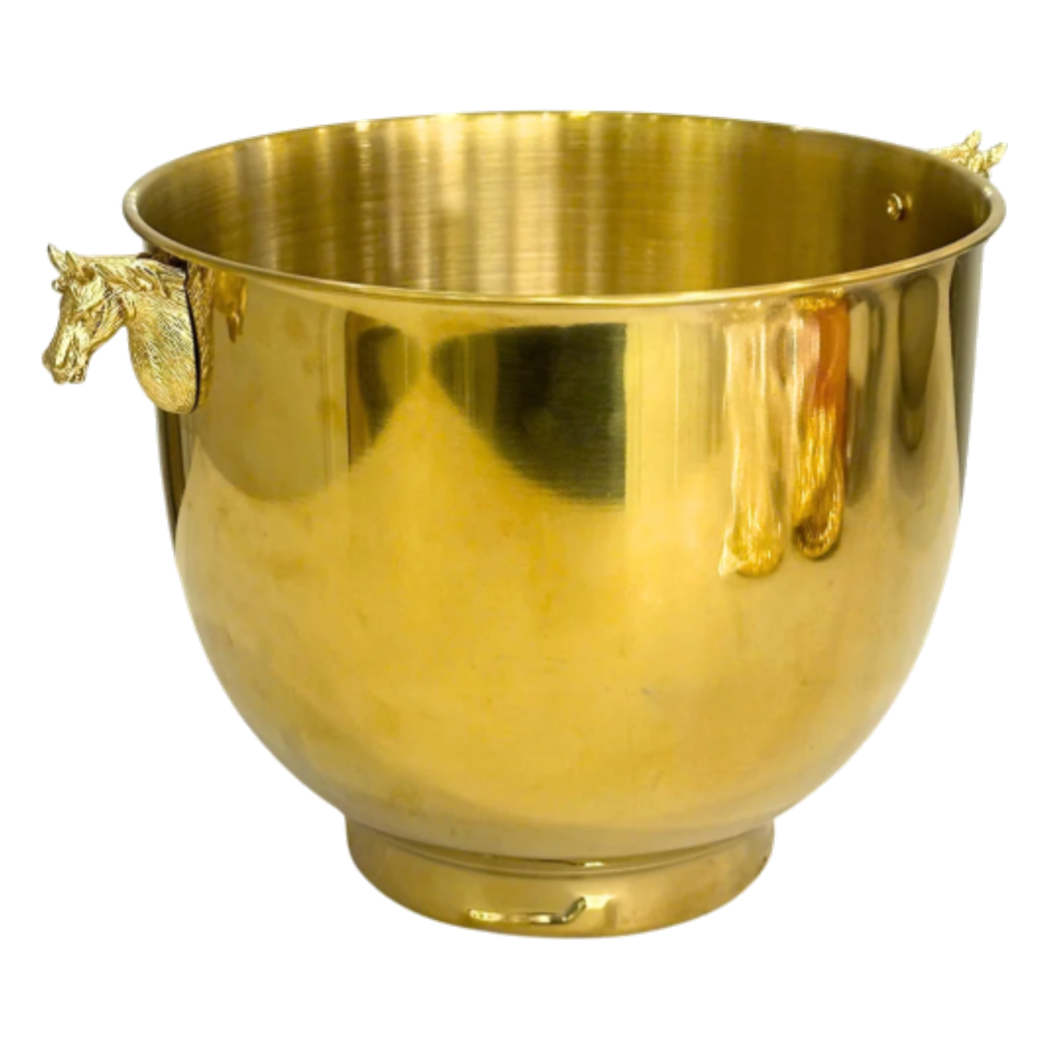Maison Couture - Xo Da Uop Vang Stainless Steel Cheval Royal D'Or Ice Bucket-XÔ ĐÁ-CẬU HAI HOME DECOR