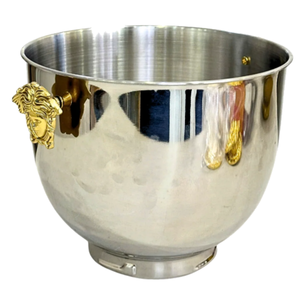 Maison Couture - Xô Đá Ướp Vang Stainless Steel Medusa Argent D'Or Ice Bucket 18x25