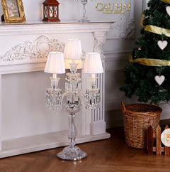 Maison Cristalleries Couture - Đèn Pha Lê 5 Đỉnh Candelabre Couronne Zénith En Classique Lamp H72-CẬU HAI HOME DECOR