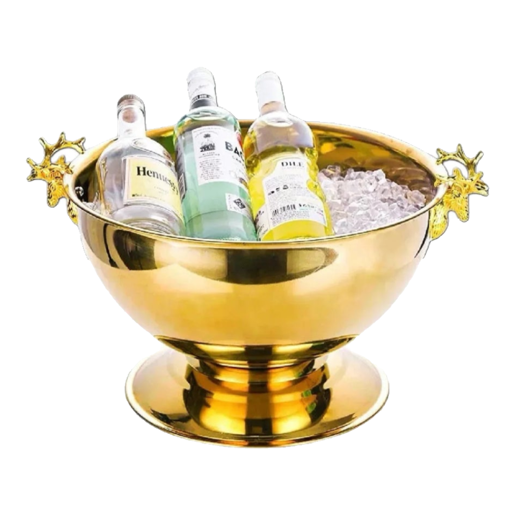 Maison Couture - Xô Đá Ướp Lạnh Grande Golden Elk Ice Bucket 10L 39x47x32-XÔ ĐÁ-Đối tác tại Trung Quốc theo từng đơn đặt hàng-CẬU HAI HOME DECOR