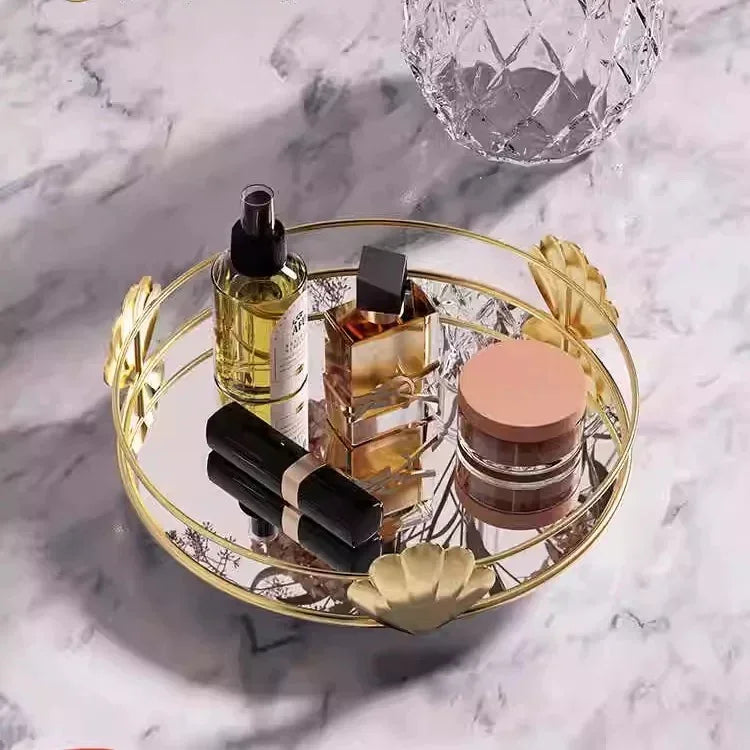 MAISON DE LUXE - KHAY TRÒN MẶT GƯƠNG PEARL REFLECTION 20 SS25-CẬU HAI HOME DECOR