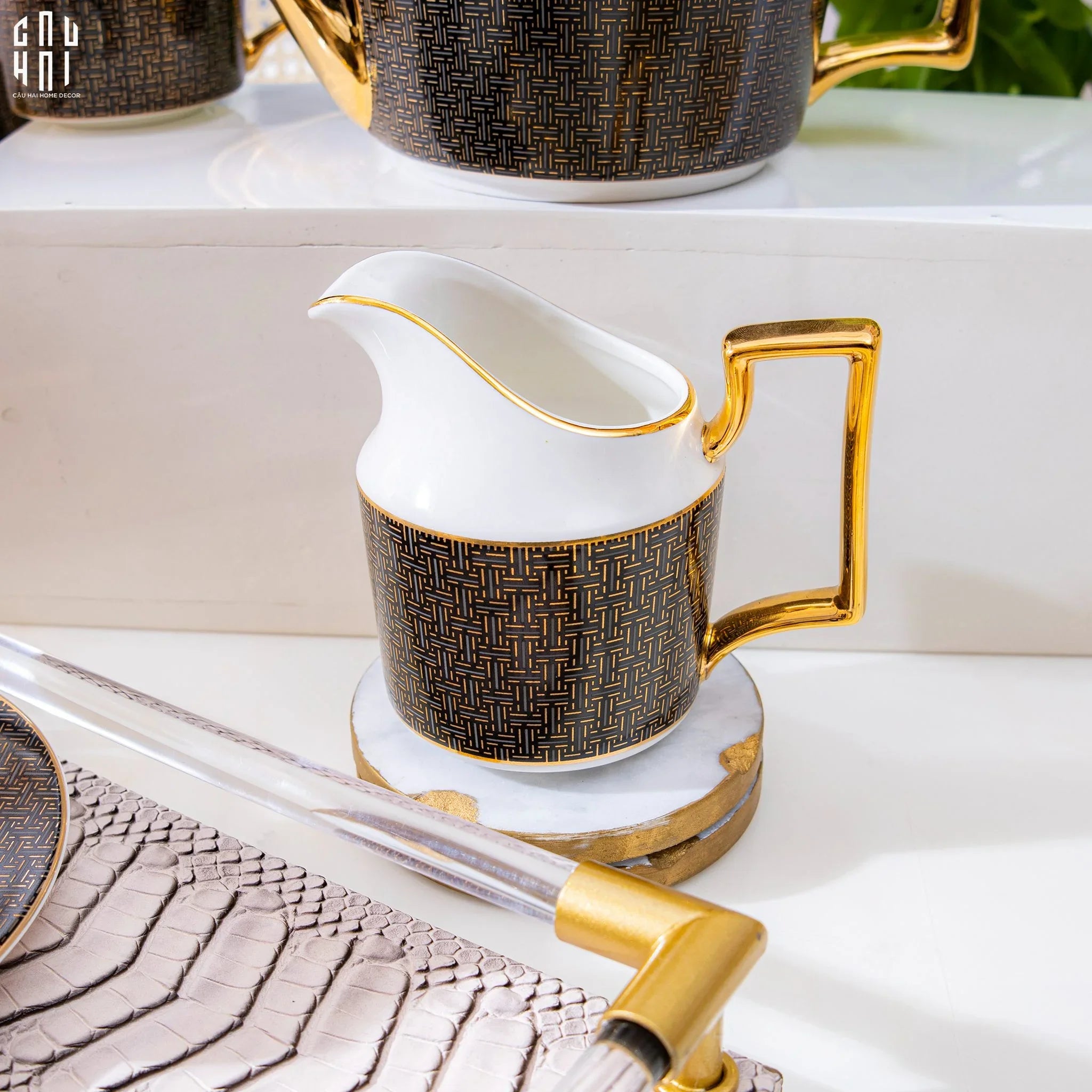 MAISON DE LUXE - SET BÌNH TRÀ MEGGIE SS25-CẬU HAI HOME DECOR