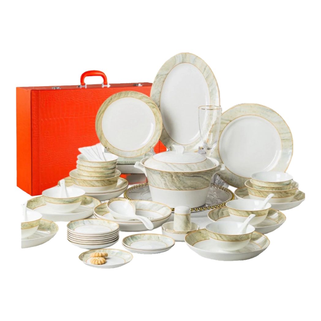 Maison Couture -  Set Chén Dĩa La Saturne D'Or 58Pcs