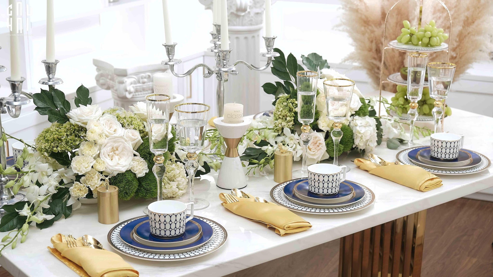 MAISON DE LUXE / SET DINNER DISK - OGILVY BANQUET SS25-CẬU HAI HOME DECOR