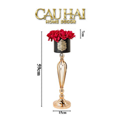 Maison Du Rose 15 - Chậu Hoa Hồng Versailles Grande H59-CẬU HAI HOME DECOR