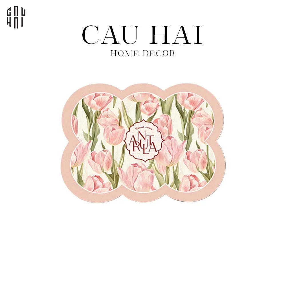 MIẾNG LÓT NATURAL PINKY 30X40 CM-CẬU HAI HOME DECOR