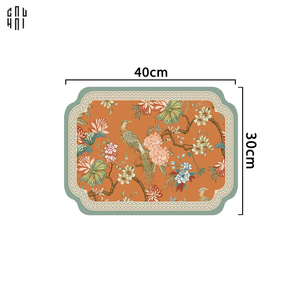 MIẾNG LÓT TRANG TRÍ ORANGE EMPEROR BIRD-CẬU HAI HOME DECOR