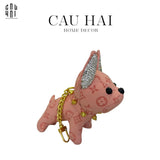 MÓC KHOÁ - CHARM LOUIS FRENCH BULLDOG - LIGHT PINK-CẬU HAI HOME DECOR