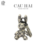 MÓC KHOÁ - CHARM LOUIS LUCKY BUNNY & DIAMOND - AZUR-CẬU HAI HOME DECOR