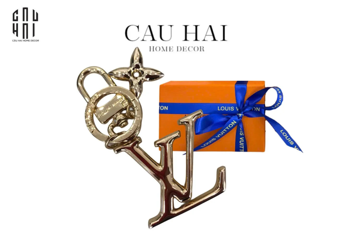 MÓC KHOÁ - CHARM TÚI LOUIS V. SIGNATURE D'OR-CẬU HAI HOME DECOR