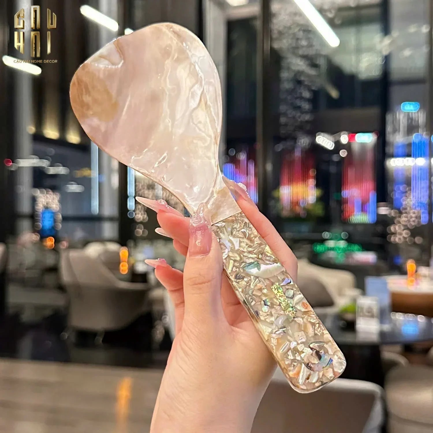 MUỖNG CƠM GLOWING PEARL-CẬU HAI HOME DECOR