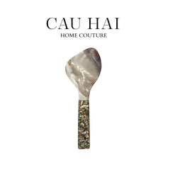 Muỗng Vá Cơm Xà Cừ Glowing Mother-of- Pearl Rice Paddle Tablewares D13-CẬU HAI HOME DECOR