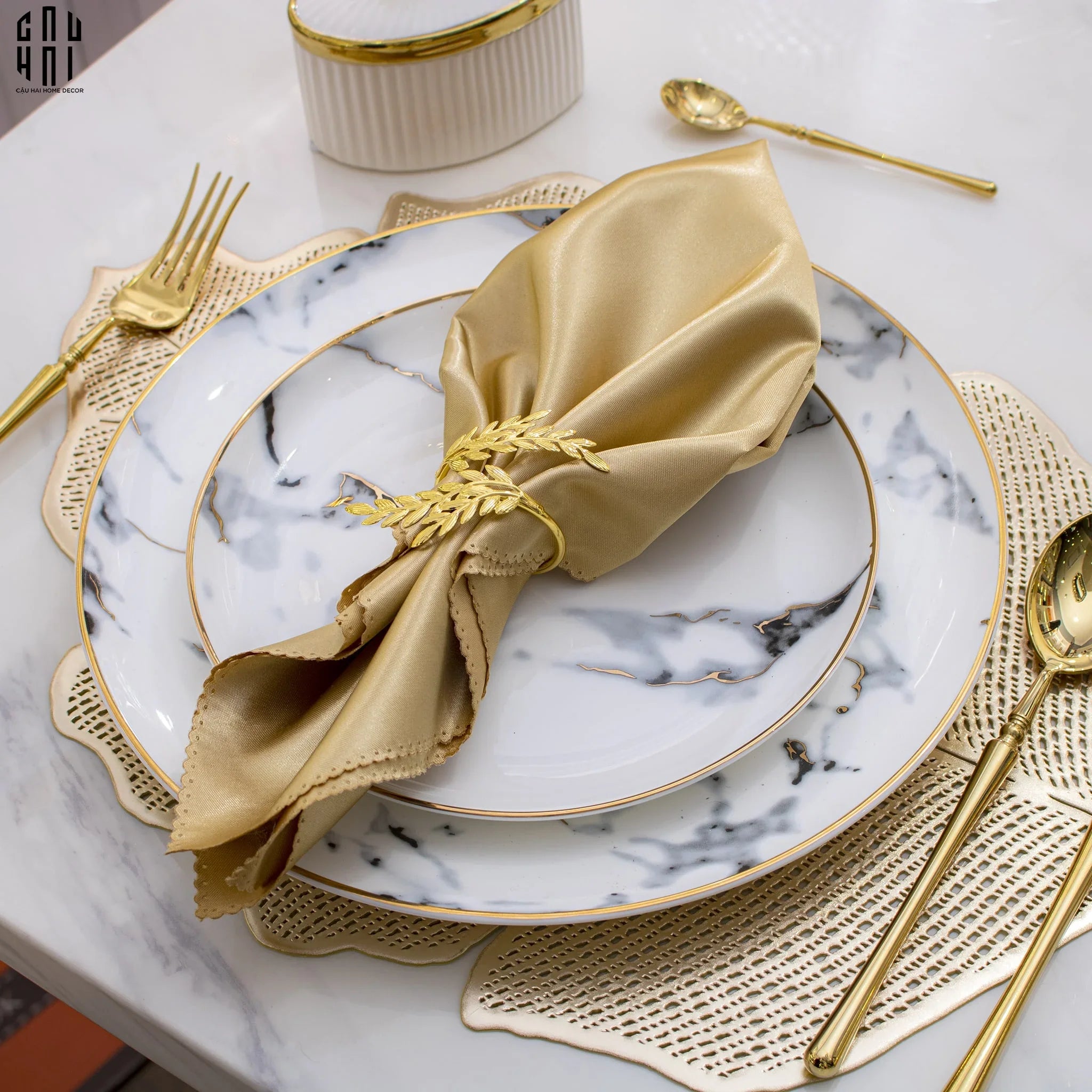 Napkin Ring Mercie - Vòng Khăn Ăn Mercie-CẬU HAI HOME DECOR