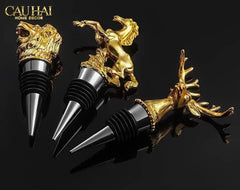 Nút Đậy - Golden Stallion Wine Stopper Privilege Collection-CẬU HAI HOME DECOR