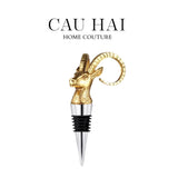 Nút Đậy Vang - Golden Antelope Wine Stopper Ss30-CẬU HAI HOME DECOR