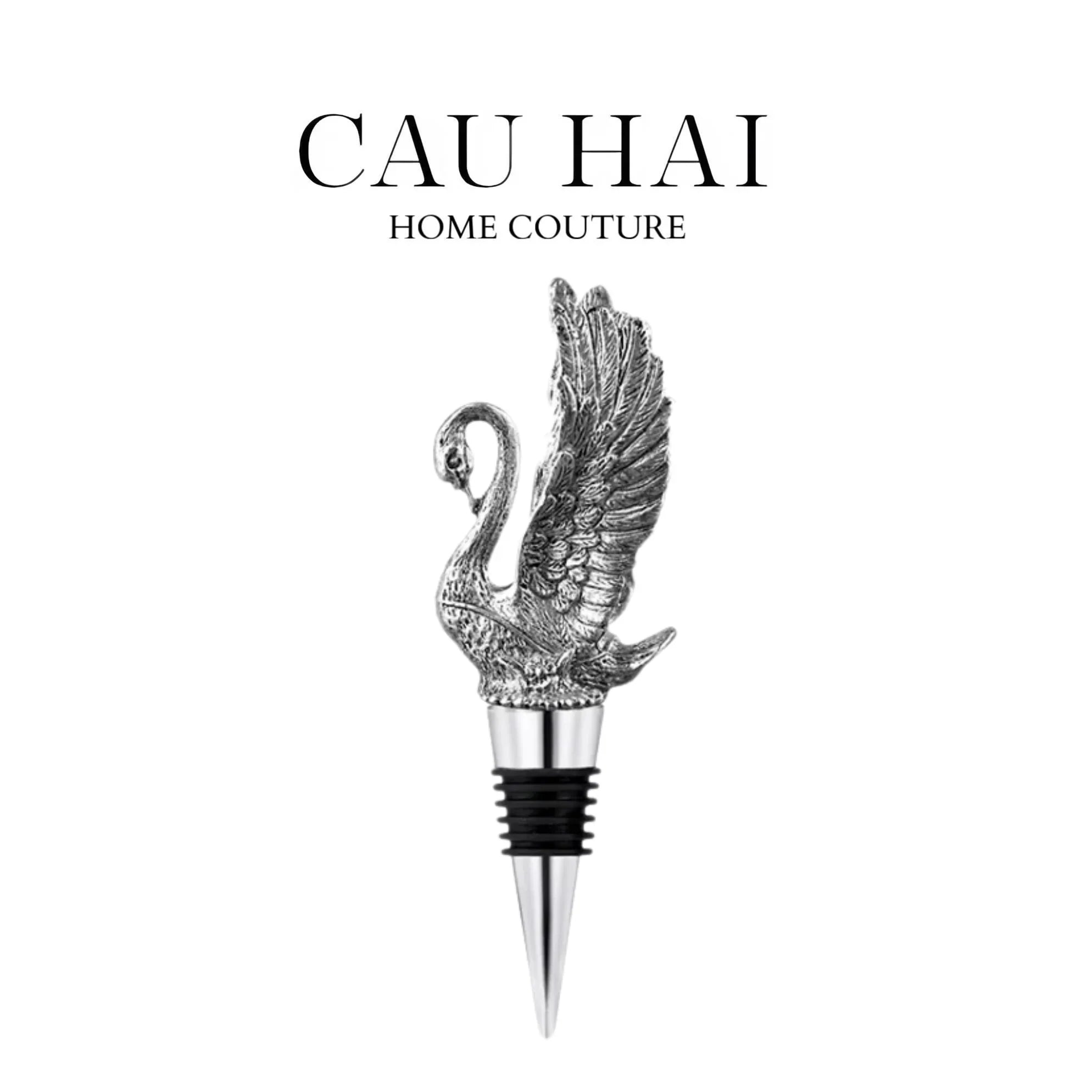 Nút Đậy Vang - Swan Wine Stopper Ss25-CẬU HAI HOME DECOR