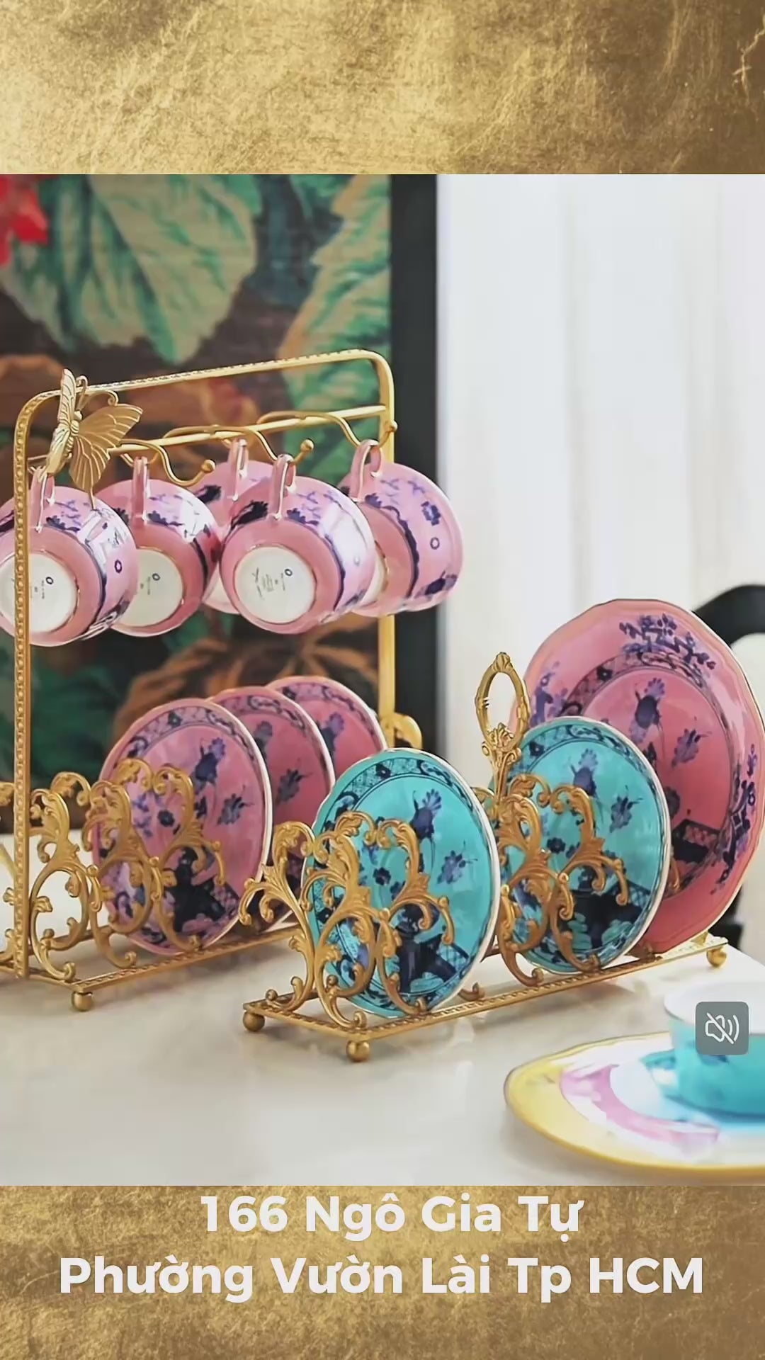 Maison Couture - Giá Treo Tách Đồng Mạ Vàng