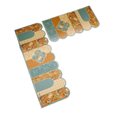 Premium Leather Kitchen Mat Set - Water & Oil Repellent - 45x75/150 Cloud of Dynasty