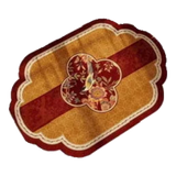 Microfiber Doormat 50x75 - Ming Dynasty Floral of Fortune - Blooming Happiness