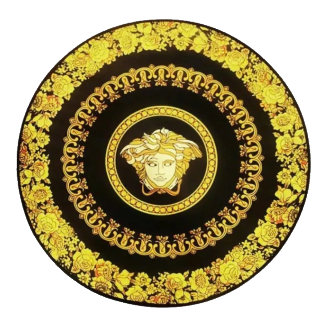 Belgian Round Velvet Carpet D100 - Ronde Carpet V Class. Medusa Rhapsody