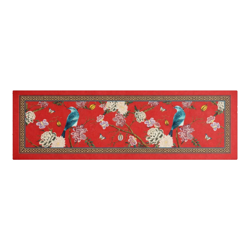 Micro-Nappa Kitchen Mat Gen8 45x150 - Qing Dynasty Crimson Legacy