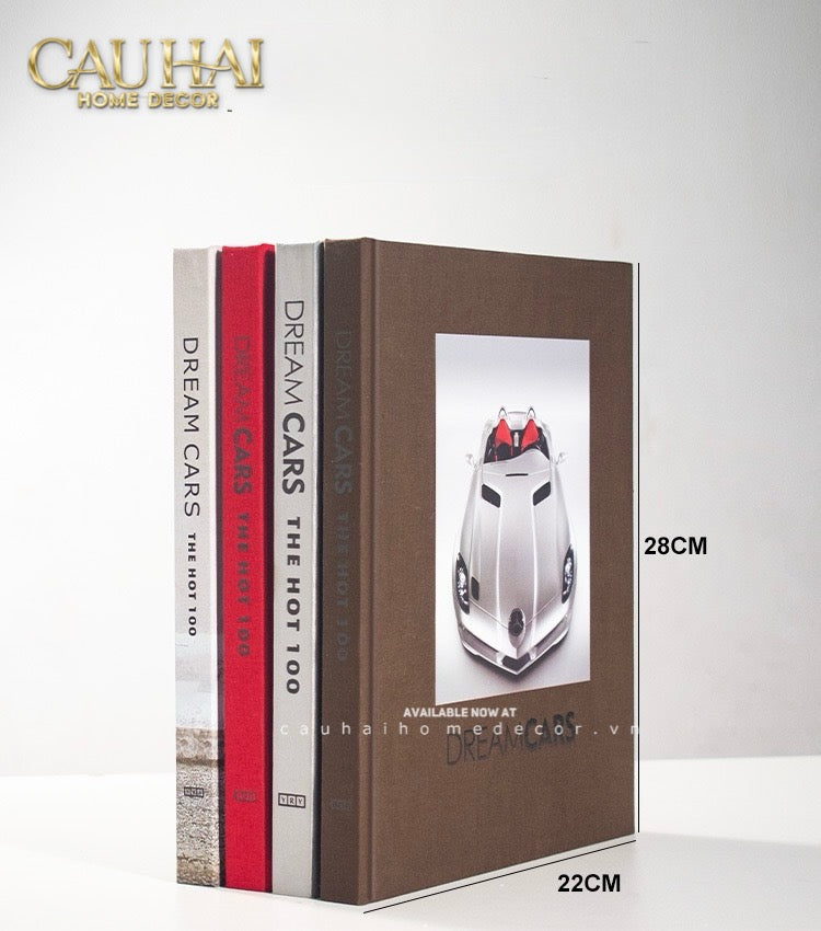 Sách Fashion Runway Dream Car 30x24x2.8-SÁCH TRANG TRÍ-CẬU HAI HOME DECOR