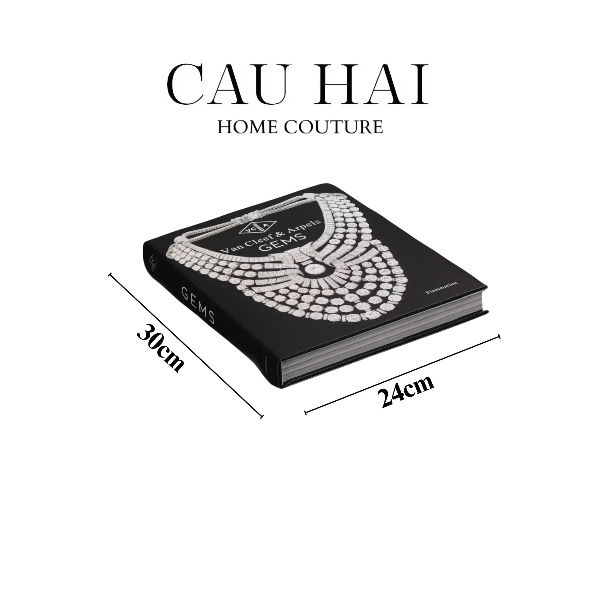 Sách Fashion Runway Van Cleef & Arpels Gems. 24.5x29.5x3.5-CẬU HAI HOME DECOR