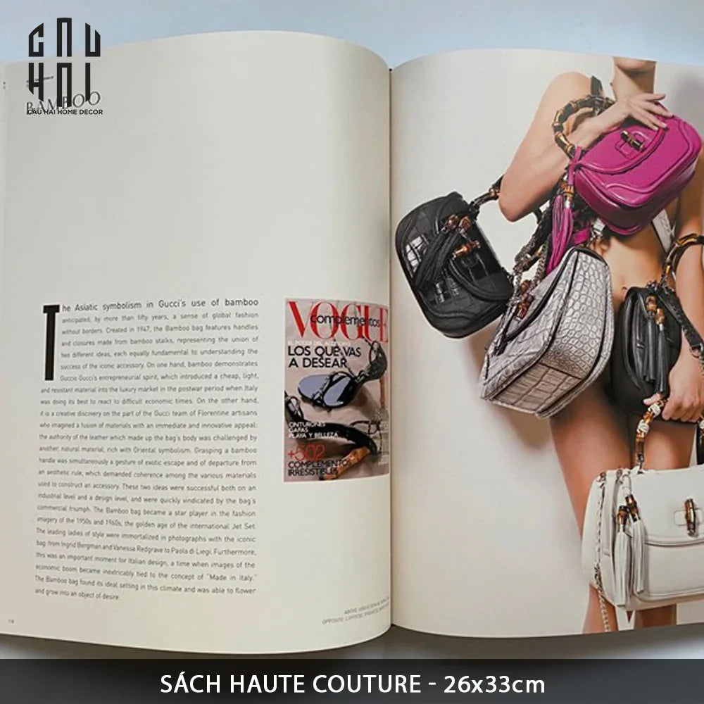 SÁCH HAUTE COUTURE-CẬU HAI HOME DECOR