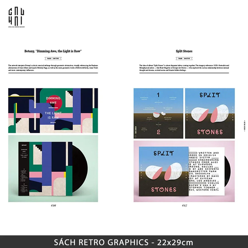 SÁCH RETRO GRAPHICS-CẬU HAI HOME DECOR